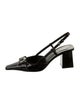 Versace Patent Leather Slingback Pumps