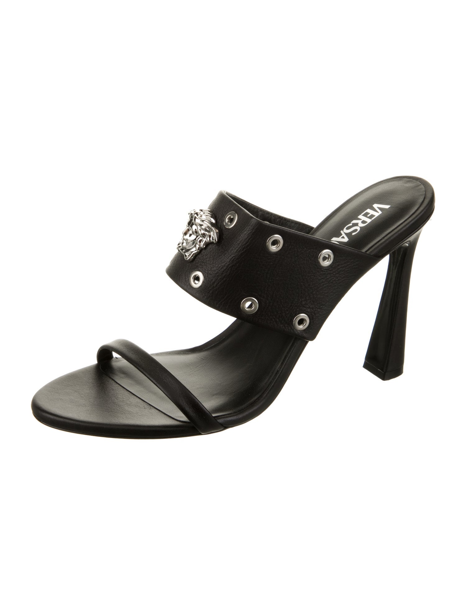 Versace Leather Slides