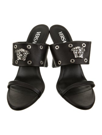 Versace Leather Slides