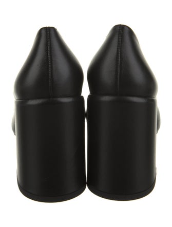 Versace Medusa Insignia Leather Pumps