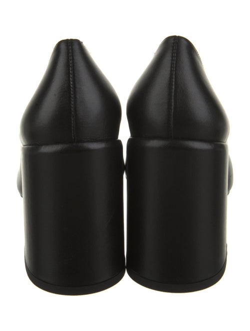 Versace Medusa Insignia Leather Pumps