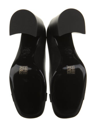 Versace Medusa Insignia Leather Pumps