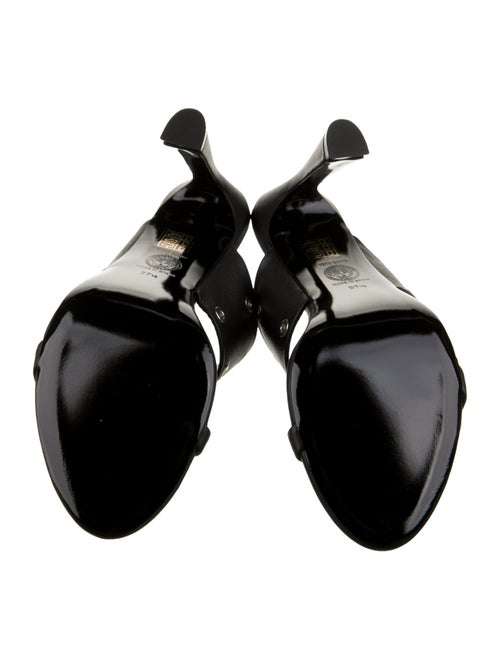 Versace Medusa Insignia Leather Slides