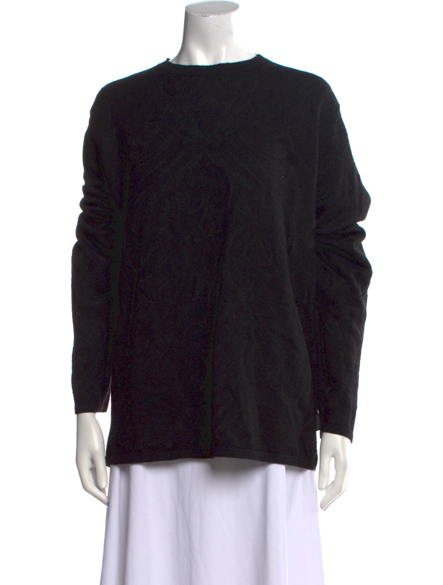 V2 Versace Classic Merino Wool Crew Neck Sweater