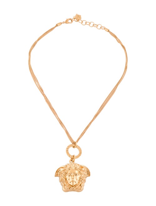 Versace Medusa Head Pendant Necklace