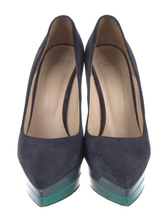 Versace Suede Pumps