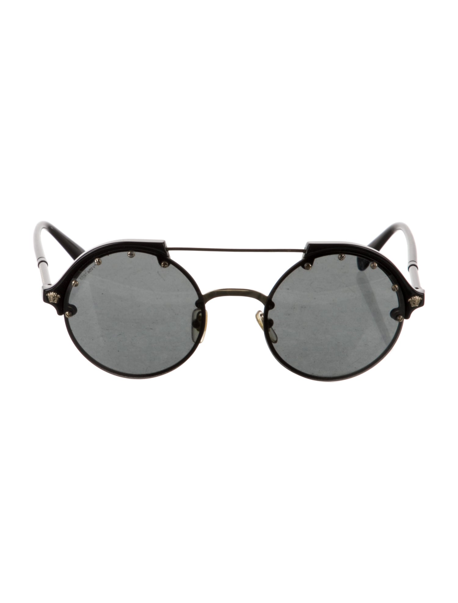 Versace Round Tinted Sunglasses