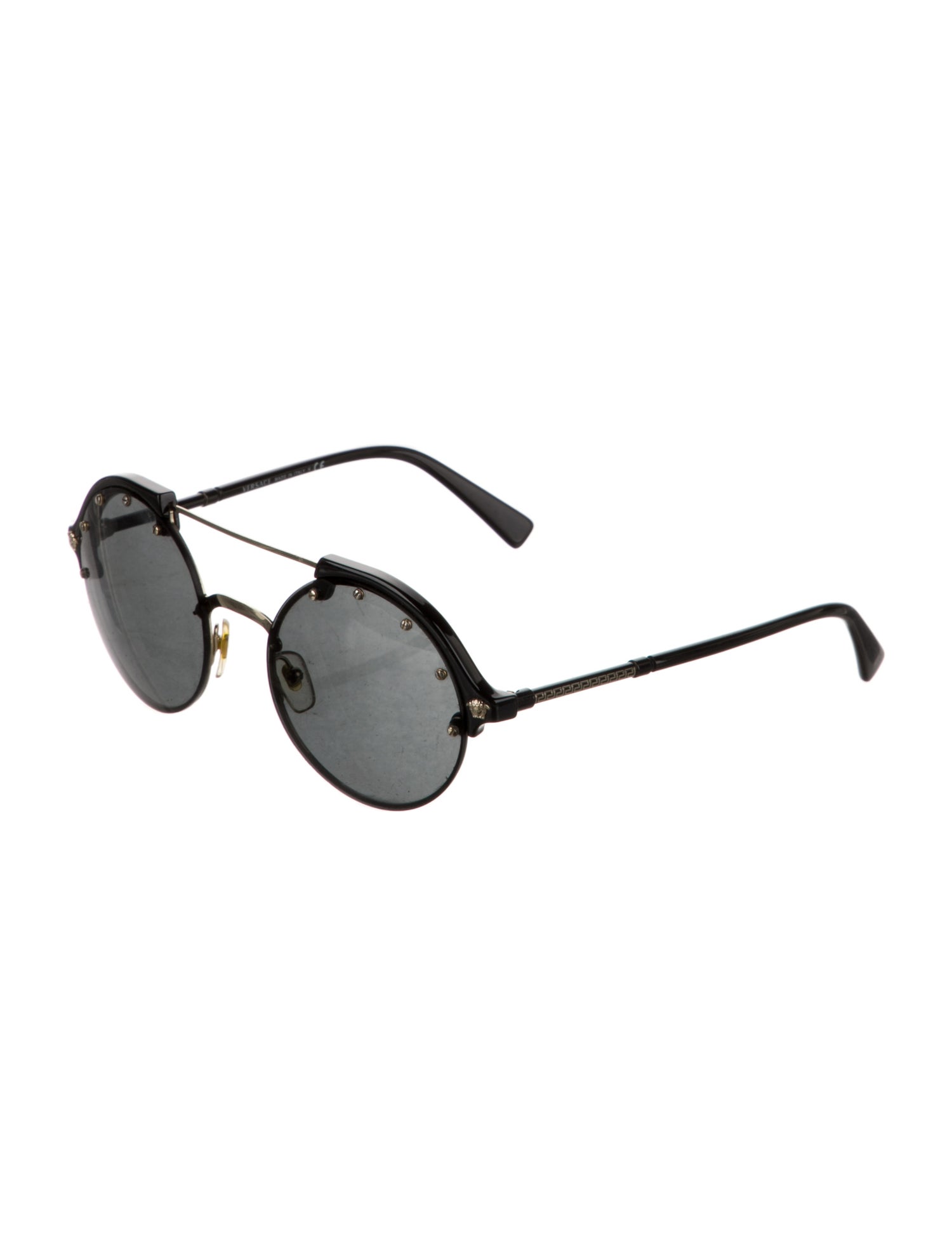 Versace Round Tinted Sunglasses