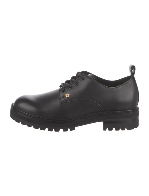Versace Leather Derby Shoes