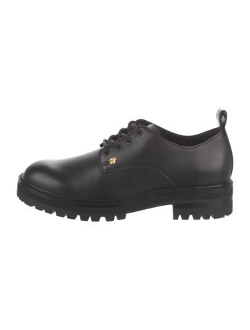 Versace Oxfords Leather Derby Shoes 9.5