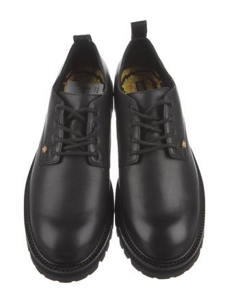 Versace Leather Derby Shoes
