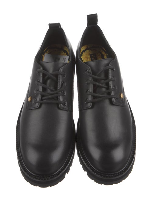 Versace Leather Derby Shoes