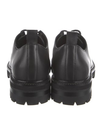 Versace Leather Derby Shoes