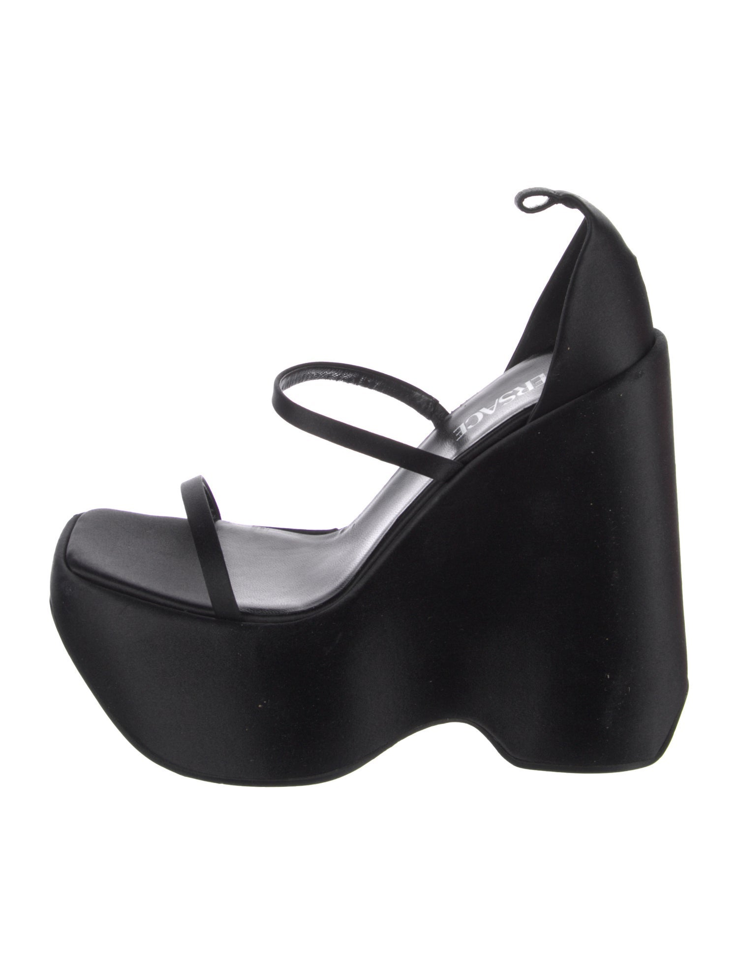 Versace Satin Slides