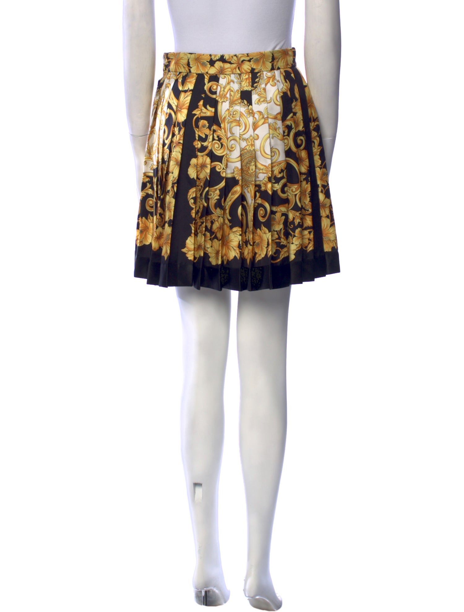 Versace Silk Mini Skirt