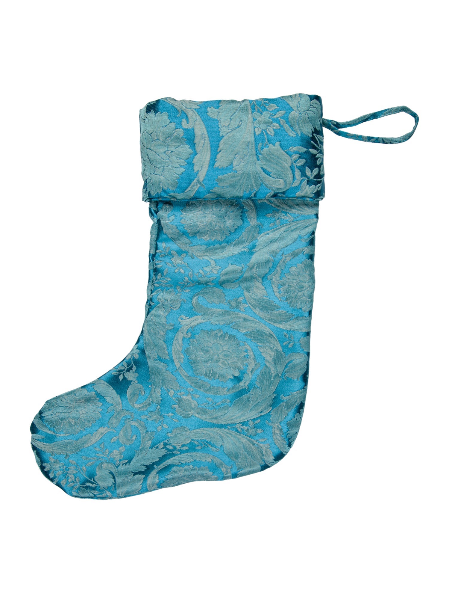 Versace Silk Blend Holiday Barocco Stocking