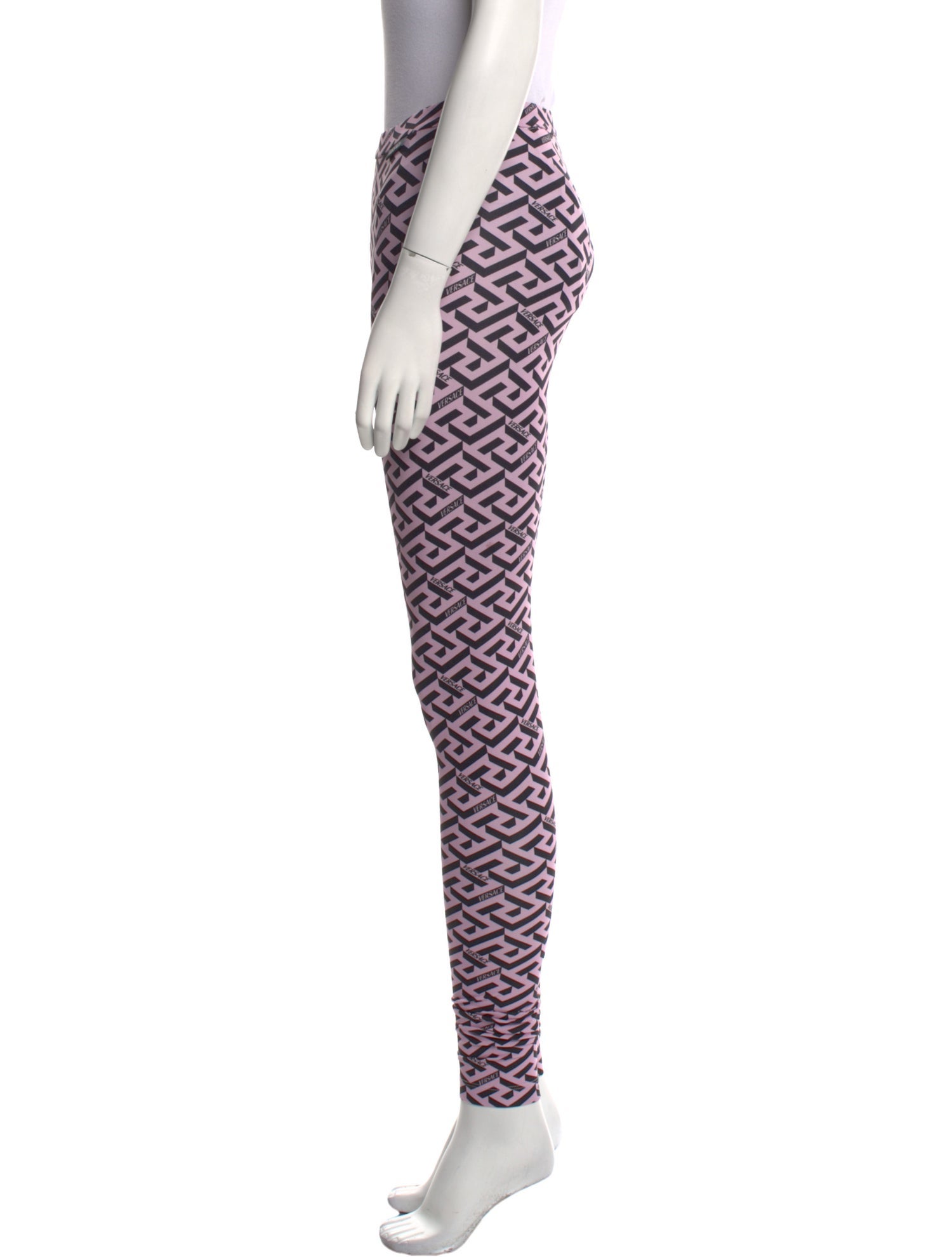 Versace Printed Skinny Leg Pants