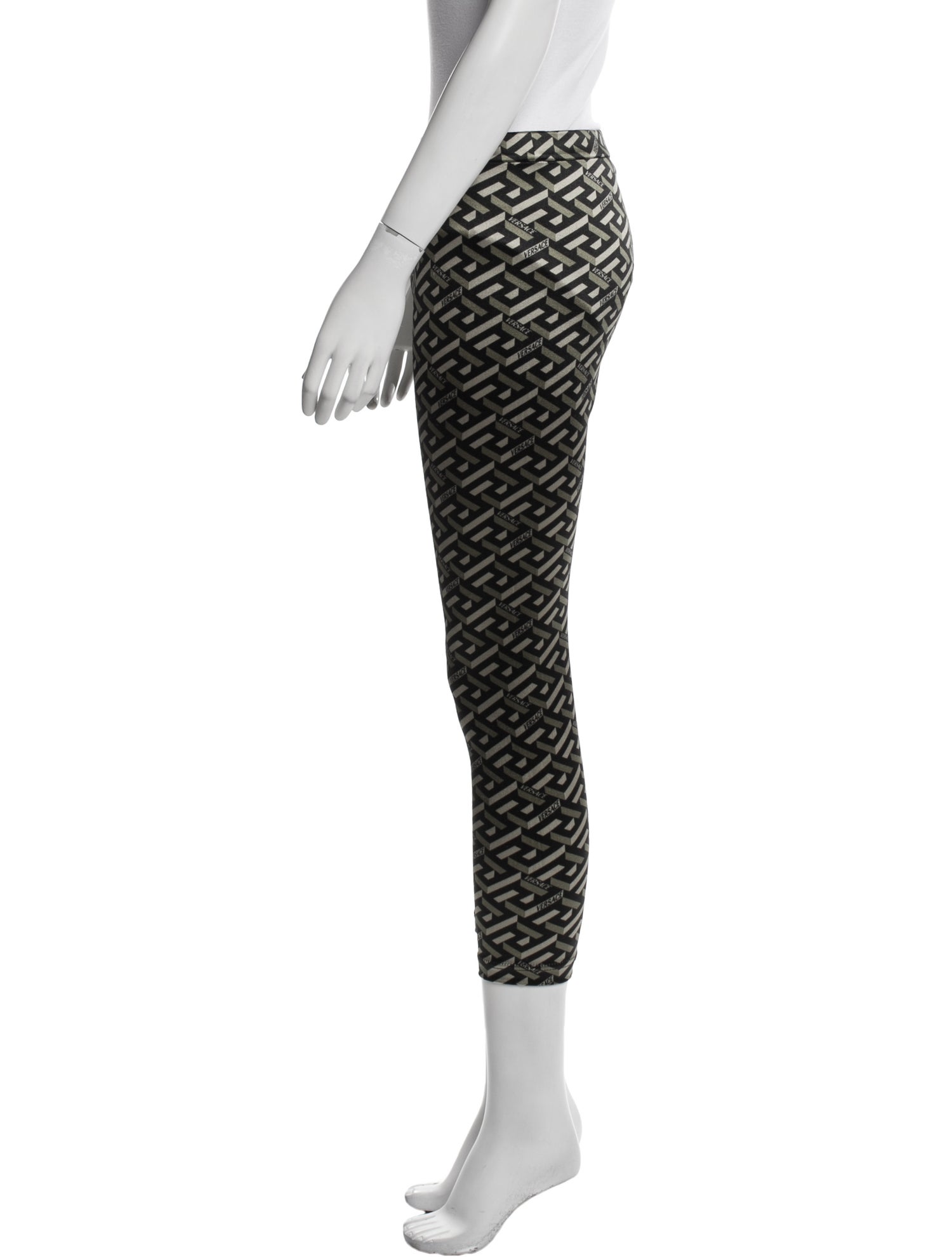 Versace Printed Skinny Leg Pants w/ Tags