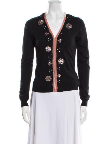 Versace Knitwear Wool Printed Sweater Us4, It40 | S