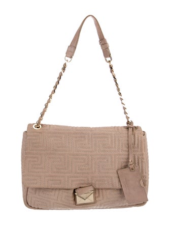 Versace Leather Top Handle Bag