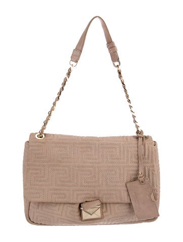 Versace Handle Bags Leather Top Bag