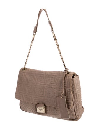 Versace Leather Top Handle Bag