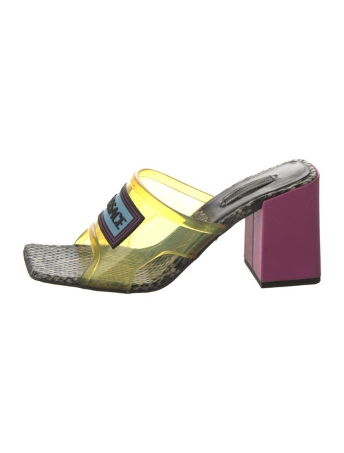 Versace Rubber Cutout Accent Slides