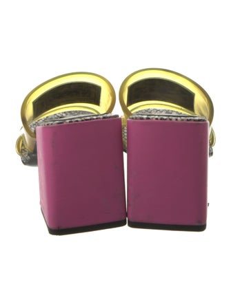 Versace Rubber Cutout Accent Slides