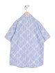 Versace Versace Boys Printed Short Sleeve Button Up