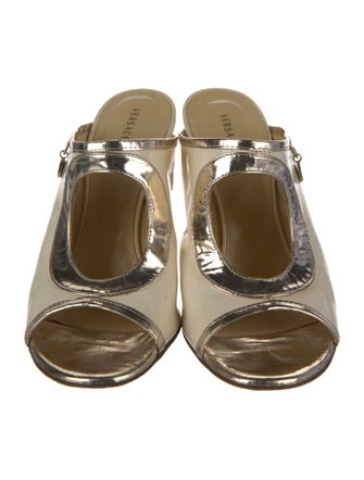 Versace Patent Leather Slides