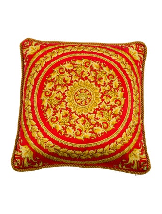 Versace Medusa Silk Throw Pillow