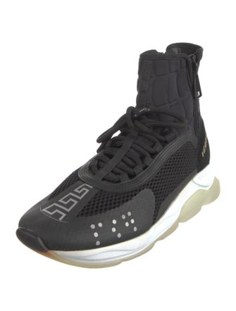 Versace Greca Pattern Neoprene Sneakers