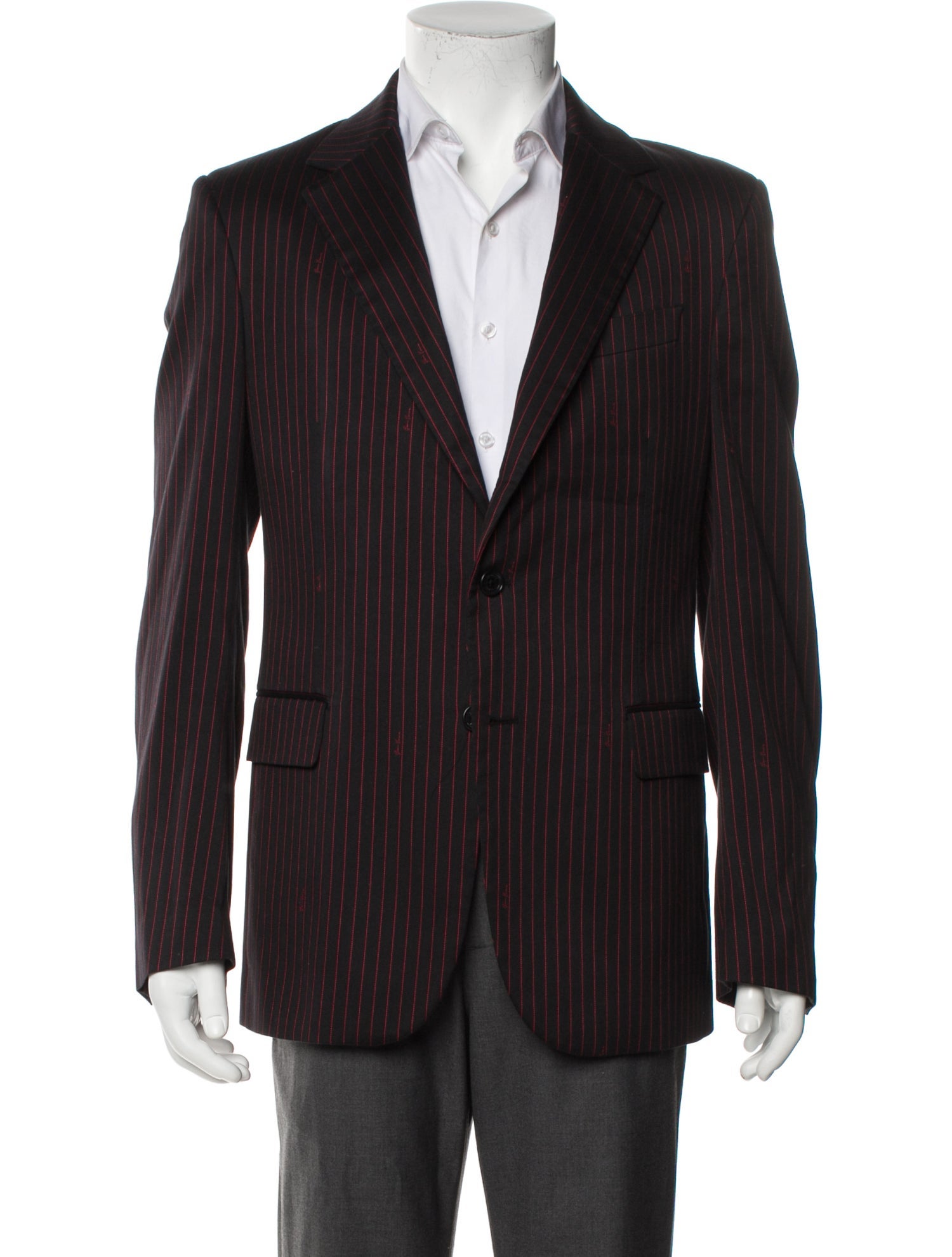 Versace Striped Blazer