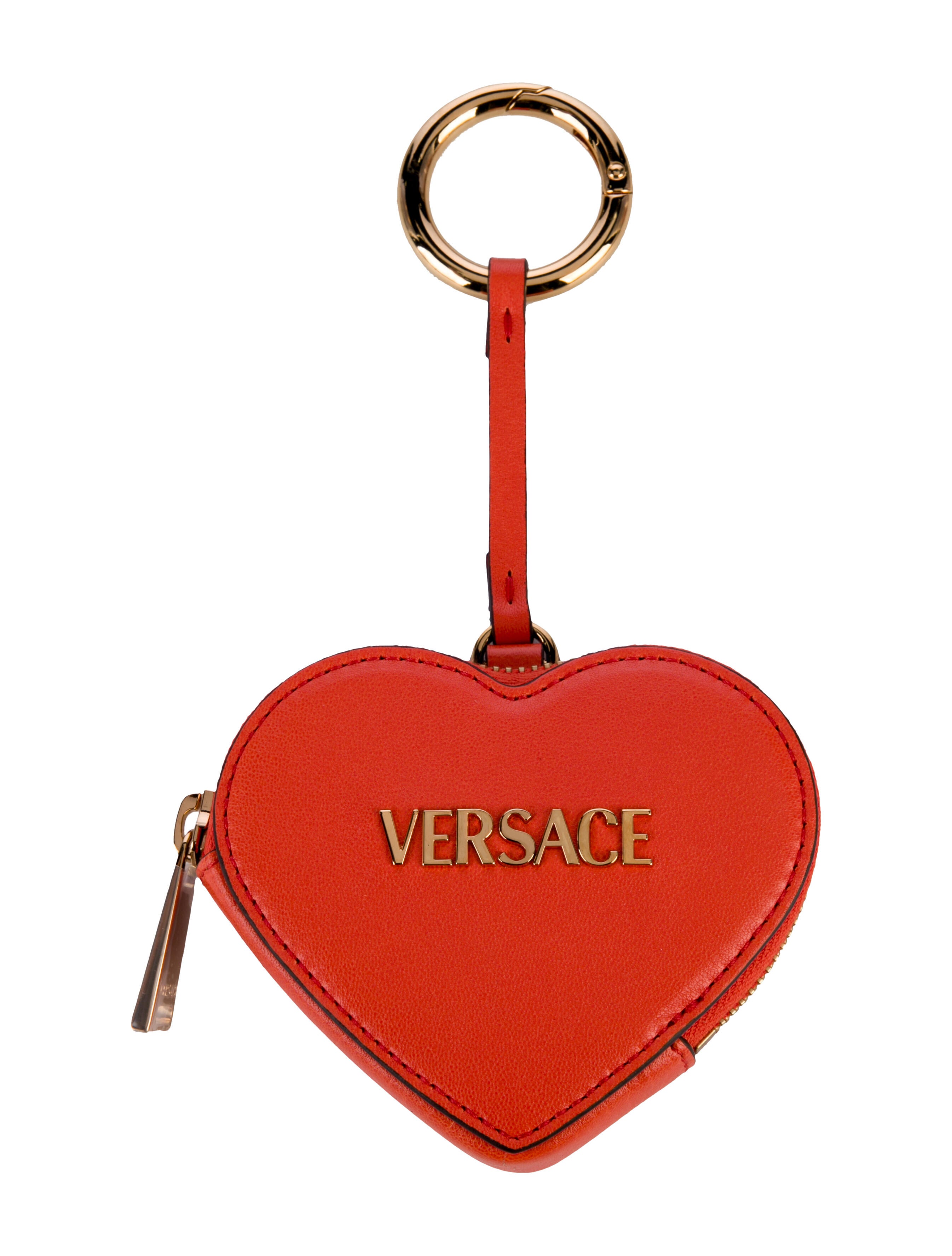 Versace Leather Printed Wallet