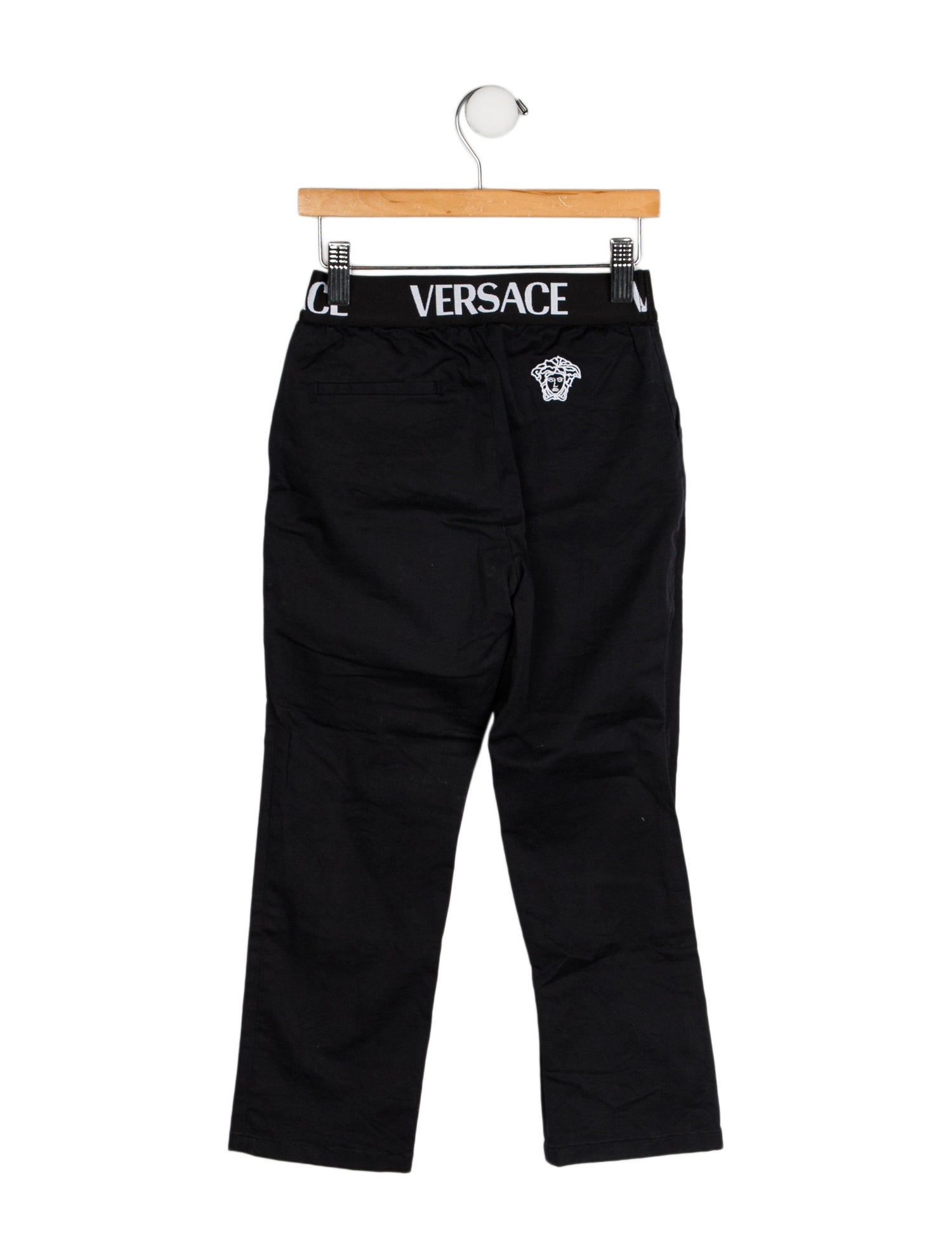 Versace Boys' Logo Straight Leg Jeans