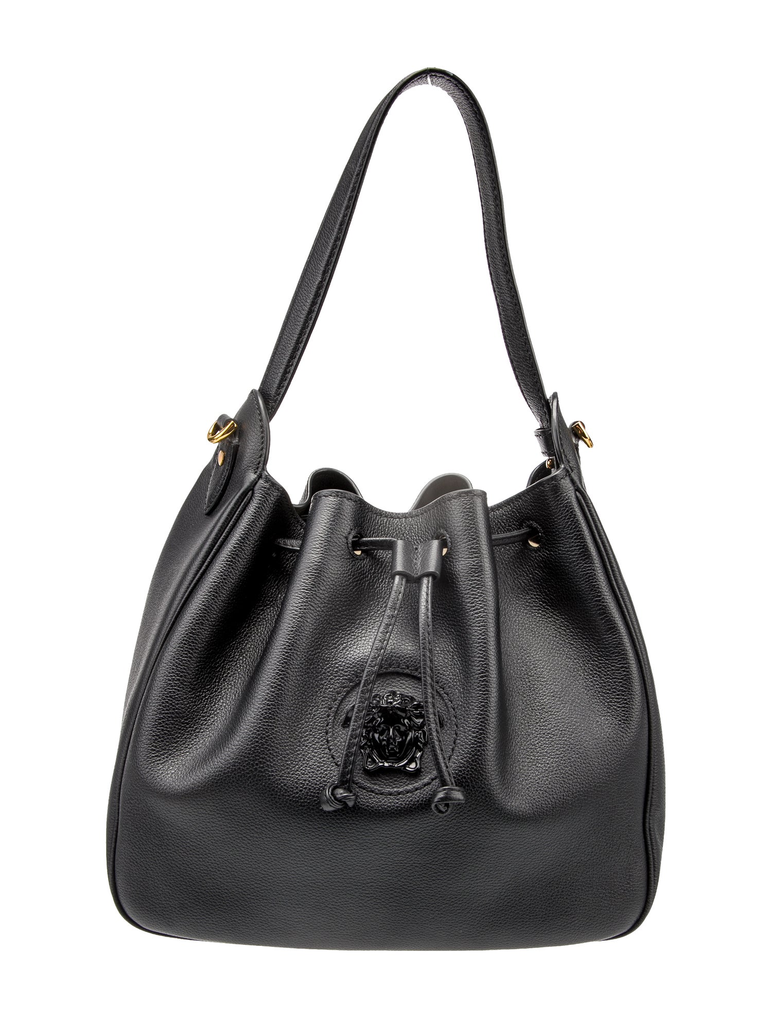 Versace Leather Top Handle Bag