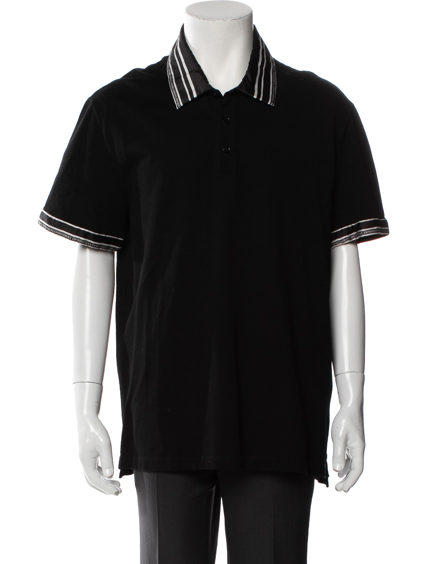 Versace Collar Short Sleeve Polo Shirt