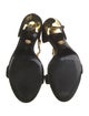 Versace Medusa Insignia Suede Sandals