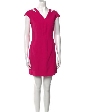 Versace V-Neck Mini Dress