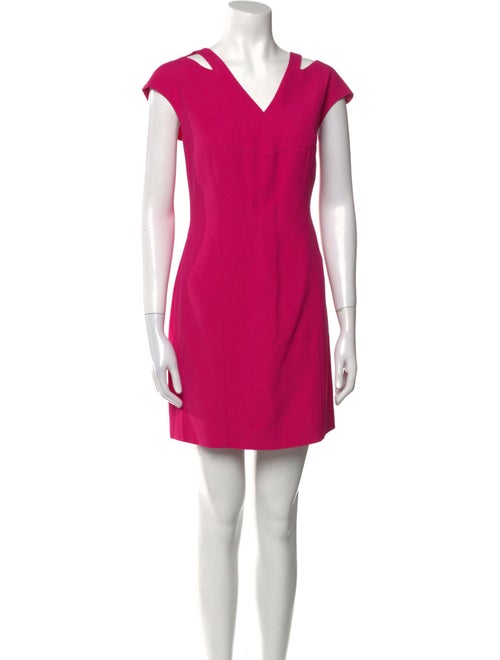 Versace V-Neck Mini Dress