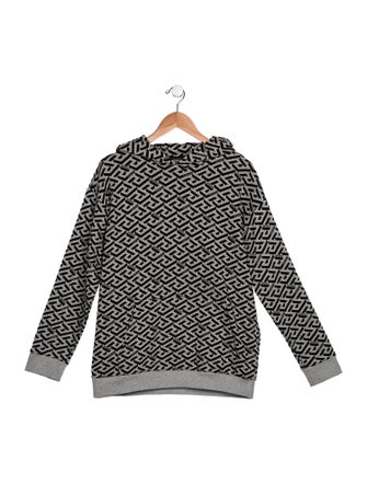Versace Boys' Printed Long Sleeve Hoodie