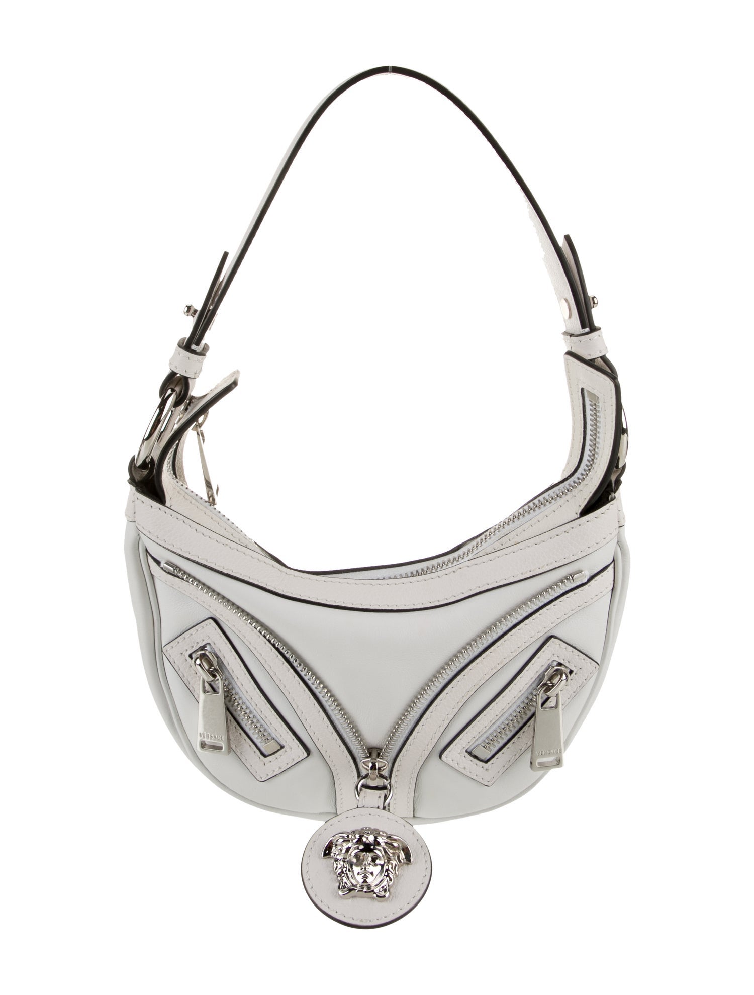 Versace Leather Top Handle Bag