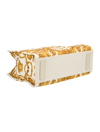 Versace Canvas Messenger Bag