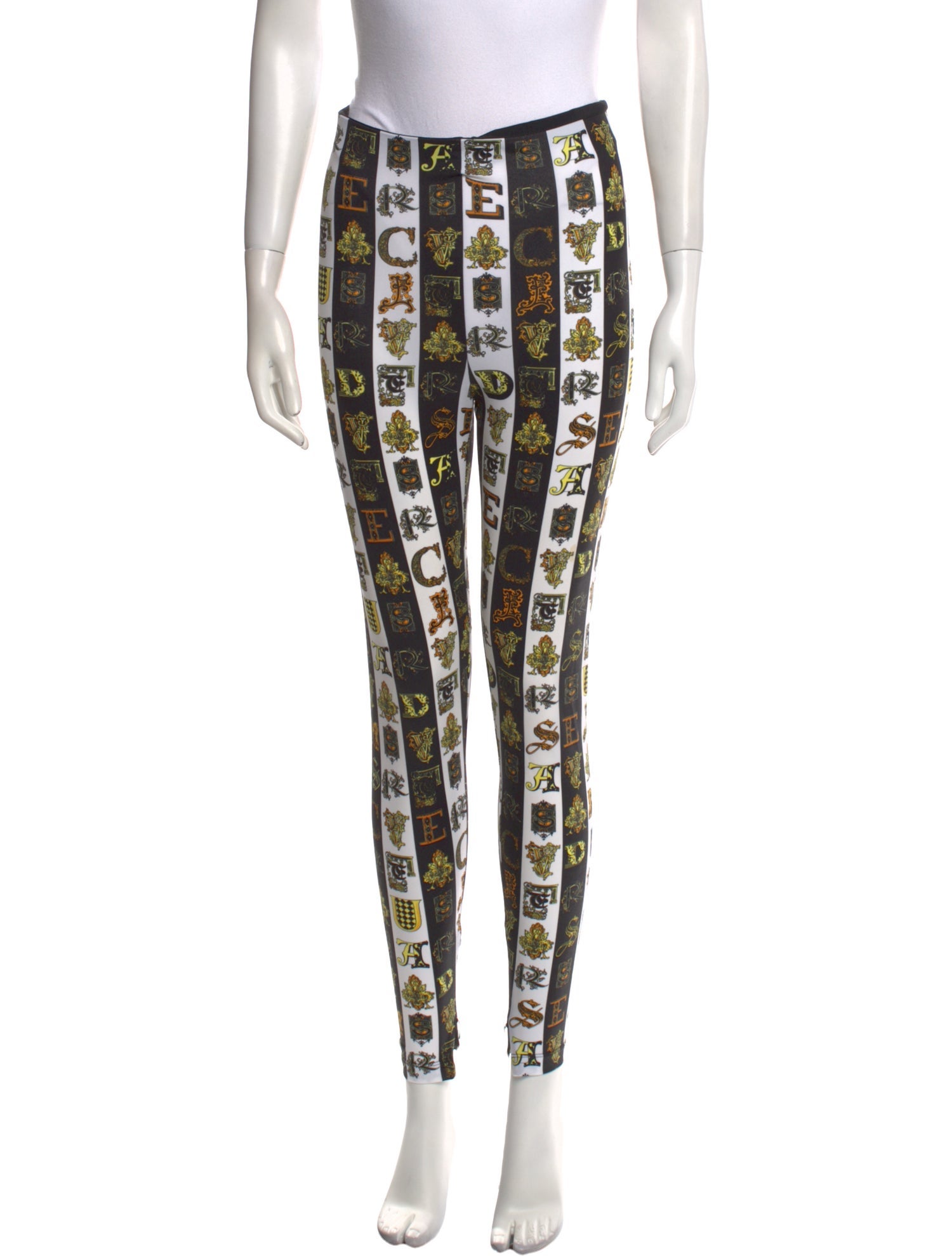Versace Nylon Skinny Leg Pants