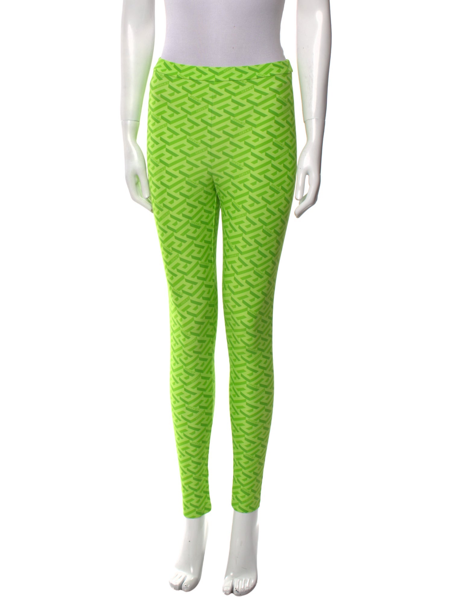 Versace Printed Skinny Leg Pants w/ Tags