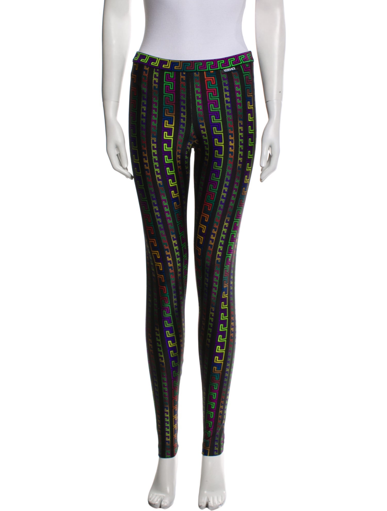 Versace Printed Skinny Leg Pants