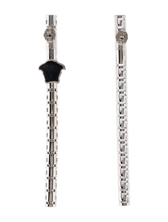 Versace La Medusa Greca Drop Earrings