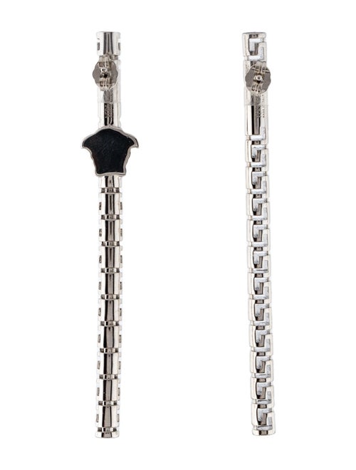 Versace La Medusa Greca Drop Earrings