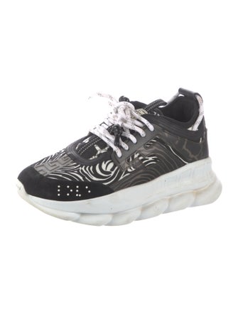 Versace Printed Athletic Sneakers