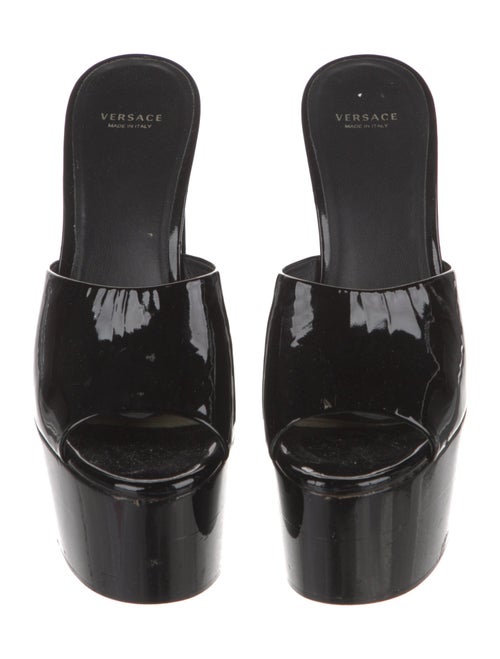 Versace Patent Leather Slides